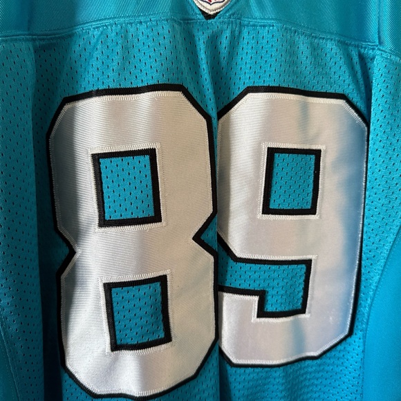 Reebok Teal and Black Men's Jersey - Picture 2 of 6